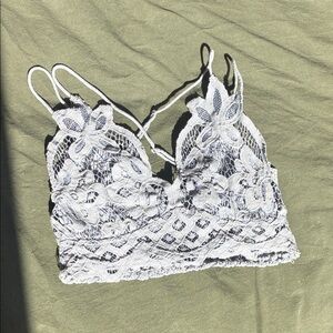 Free People Lavender Lace Bralette
